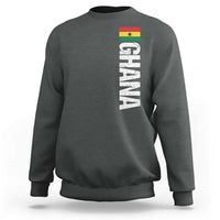Distressed Ghana Flag Sweatshirt Vintage Ghanese Flag Africa Ghanaian Heritage
