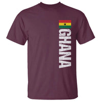 Distressed Ghana Flag T Shirt Vintage Ghanese Flag Africa Ghanaian Heritage