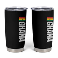 Distressed Ghana Flag Tumbler Cup Vintage Ghanese Flag Africa Ghanaian Heritage
