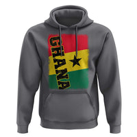 Vintage Distressed Ghana Flag Hoodie Ghanaian Heritage Africa Ghanese Roots