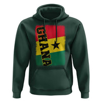 Vintage Distressed Ghana Flag Hoodie Ghanaian Heritage Africa Ghanese Roots