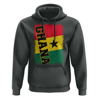 Vintage Distressed Ghana Flag Hoodie Ghanaian Heritage Africa Ghanese Roots