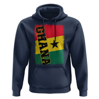 Vintage Distressed Ghana Flag Hoodie Ghanaian Heritage Africa Ghanese Roots