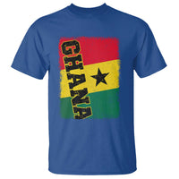 Vintage Distressed Ghana Flag T Shirt Ghanaian Heritage Africa Ghanese Roots