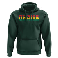 Ghana Flag Hoodie Varsity Lettering Design Ghanaian Pride Heritage Graphic