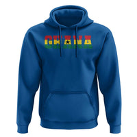 Ghana Flag Hoodie Varsity Lettering Design Ghanaian Pride Heritage Graphic