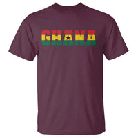 Ghana Flag T Shirt Varsity Lettering Design Ghanaian Pride Heritage Graphic
