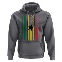 Ghana American Flag Hoodie Vintage Ghanaian Pride Heritage Graphic for Ghanaian Americans