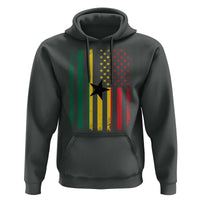 Ghana American Flag Hoodie Vintage Ghanaian Pride Heritage Graphic for Ghanaian Americans