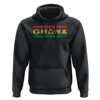 Retro Ghana Flag Hoodie Vintage Ghanaian Pride Ghanese Roots Heritage Graphic