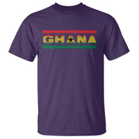 Retro Ghana Flag T Shirt Vintage Ghanaian Pride Ghanese Roots Heritage Graphic