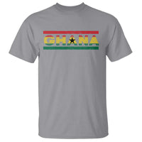 Retro Ghana Flag T Shirt Vintage Ghanaian Pride Ghanese Roots Heritage Graphic