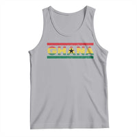 Retro Ghana Flag Tank Top Vintage Ghanaian Pride Ghanese Roots Heritage Graphic