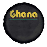 Vintage Ghana Spare Tire Cover Retro Stripe Flag Pride Ghanaian Heritage African Roots