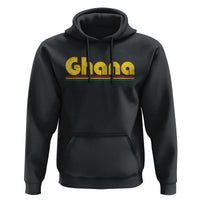 Vintage Ghana Hoodie Retro Stripe Flag Pride Ghanaian Heritage African Roots