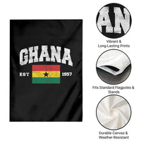 Ghana Est 1957 Ghanaian Flag Independence Day Garden Flag Ghanaian Heritage Pride