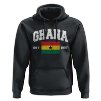 Ghana Est 1957 Ghanaian Flag Independence Day Hoodie Ghanaian Heritage Pride