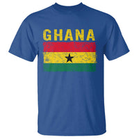 Vintage Ghana Flag Distressed Design T Shirt Proud Ghanaian Heritage African Pride