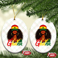 Ghanaian Princess Ghana Flag Melanin Ceramic Ornament Black Girls