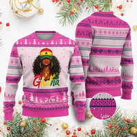 Ghanaian Princess Ghana Flag Melanin Ugly Christmas Sweater Black Girls