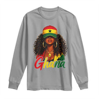 Ghanaian Princess Ghana Flag Melanin Long Sleeve Shirt Black Girls