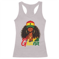 Ghanaian Princess Ghana Flag Melanin Racerback Tank Top Black Girls