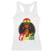 Ghanaian Princess Ghana Flag Melanin Racerback Tank Top Black Girls