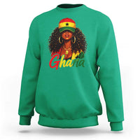 Ghanaian Princess Ghana Flag Melanin Sweatshirt Black Girls