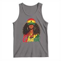 Ghanaian Princess Ghana Flag Melanin Tank Top Black Girls