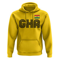 Proud Ghanaian Hoodie Minimalist Ghana Typography Design Ghana Flag