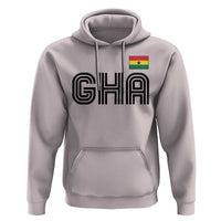 Proud Ghanaian Hoodie Minimalist Ghana Typography Design Ghana Flag