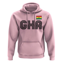 Proud Ghanaian Hoodie Minimalist Ghana Typography Design Ghana Flag