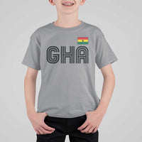 Proud Ghanaian T Shirt For Kid Minimalist Ghana Typography Design Ghana Flag