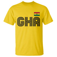 Proud Ghanaian T Shirt Minimalist Ghana Typography Design Ghana Flag