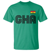 Proud Ghanaian T Shirt Minimalist Ghana Typography Design Ghana Flag
