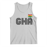 Proud Ghanaian Tank Top Minimalist Ghana Typography Design Ghana Flag