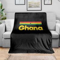Vintage Ghana Flag Throw Blanket Proud Ghanaian Heritage African Pride