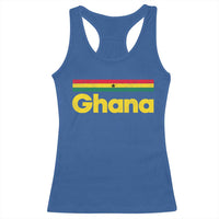 Vintage Ghana Flag Racerback Tank Top Proud Ghanaian Heritage African Pride
