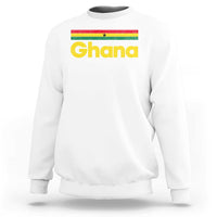 Vintage Ghana Flag Sweatshirt Proud Ghanaian Heritage African Pride