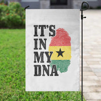 Its In My DNA Ghana Garden Flag Fingerprint Flag Proud Ghanaian Heritage Ghanese Roots