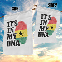 Its In My DNA Ghana Garden Flag Fingerprint Flag Proud Ghanaian Heritage Ghanese Roots