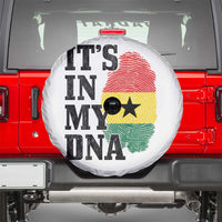 Its In My DNA Ghana Spare Tire Cover Fingerprint Flag Proud Ghanaian Heritage Ghanese Roots