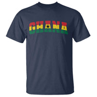 Vintage Ghana Flag Varsity T Shirt Classic Ghanaian Pride Heritage Graphic