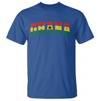 Vintage Ghana Flag Varsity T Shirt Classic Ghanaian Pride Heritage Graphic