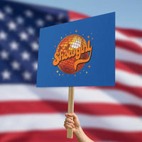 Showgirl Protest Sign Orange Show Girl Concert Country Music Fan Gift