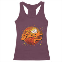Showgirl Racerback Tank Top Orange Show Girl Concert Country Music Fan Gift