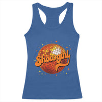 Showgirl Racerback Tank Top Orange Show Girl Concert Country Music Fan Gift