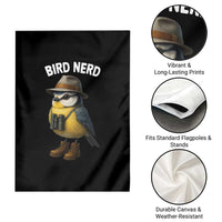 Bird Nerd Garden Flag Funny Birding Bird Lover Watcher Twitcher - Wonder Print Shop