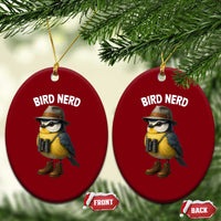 Bird Nerd Ceramic Ornament Funny Birding Bird Lover Watcher Twitcher - Wonder Print Shop