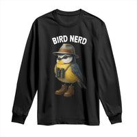 Bird Nerd Long Sleeve Shirt Funny Birding Bird Lover Watcher Twitcher - Wonder Print Shop
